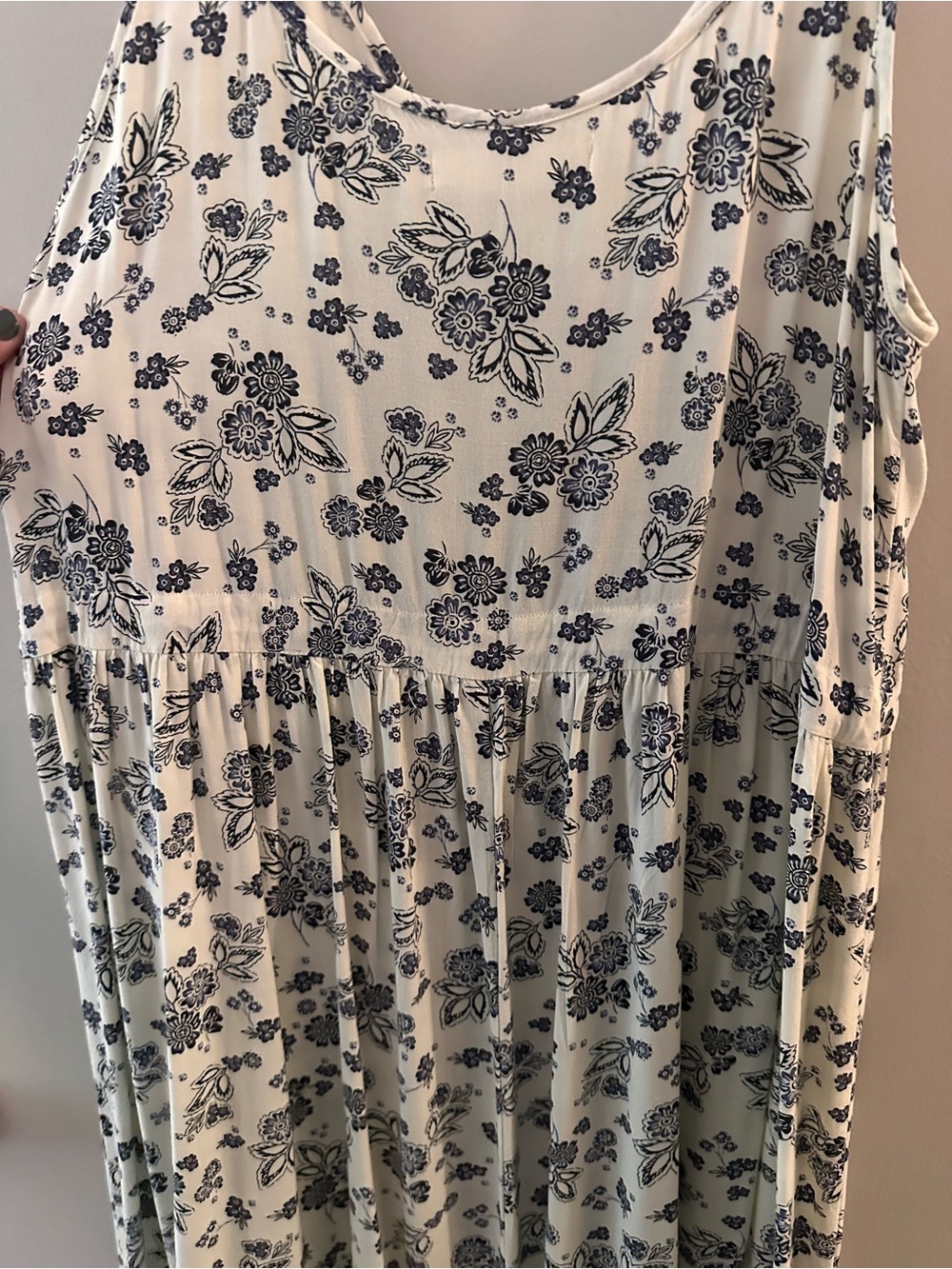 Christy Dawn Cream Floral Spaghetti Strap Midi Dress “the Lincoln” size Medium - Picture 5 of 11
